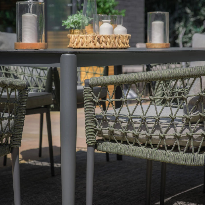 Monaco 8 seat rectangular dining set