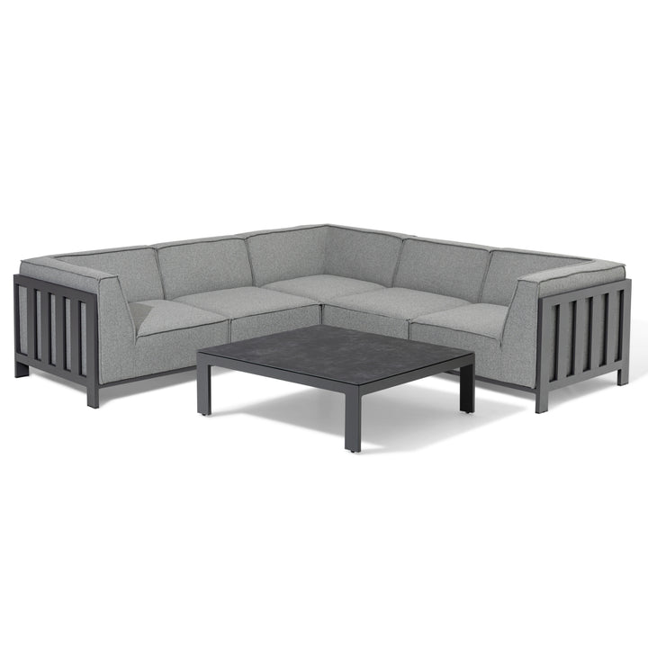 Ibiza Small Corner Sofa Set With Square Table