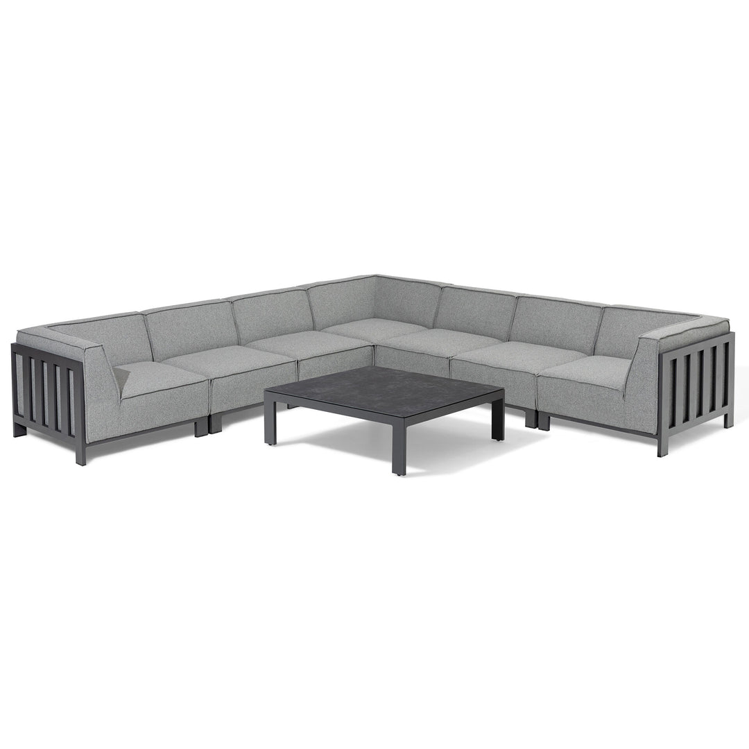 Ibiza Large Corner Sofa Set With Square Table