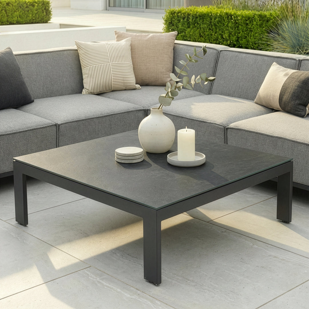 Ibiza Large Corner Sofa Set With Square Table