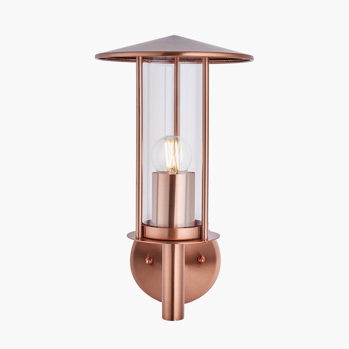 Myosotis Copper Metal Chimney Wall Light