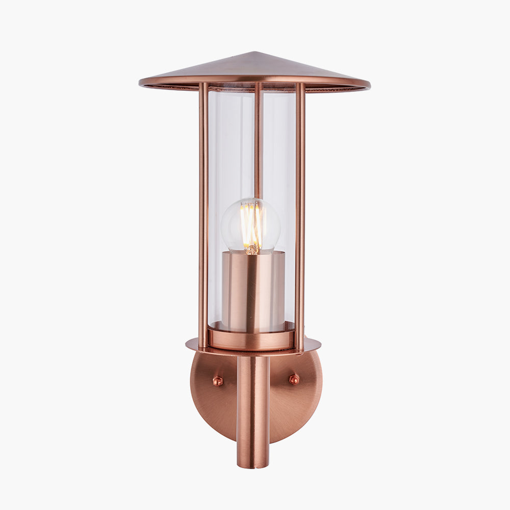 Myosotis Copper Metal Chimney Wall Light