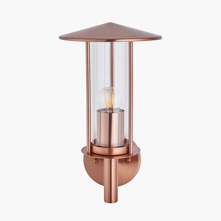 Myosotis Copper Metal Chimney Wall Light