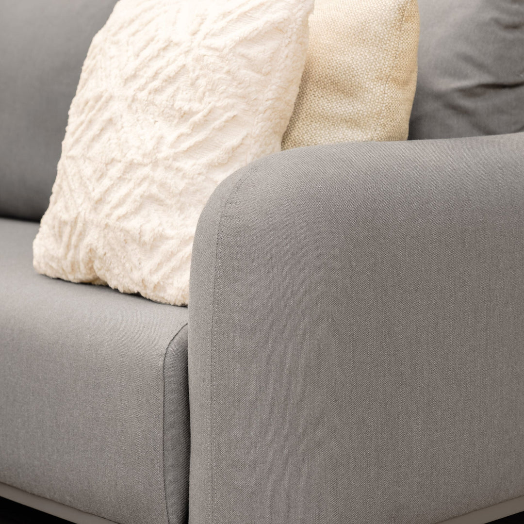 Sicily Corner Sofa Set with 2 x Round Coffee Table