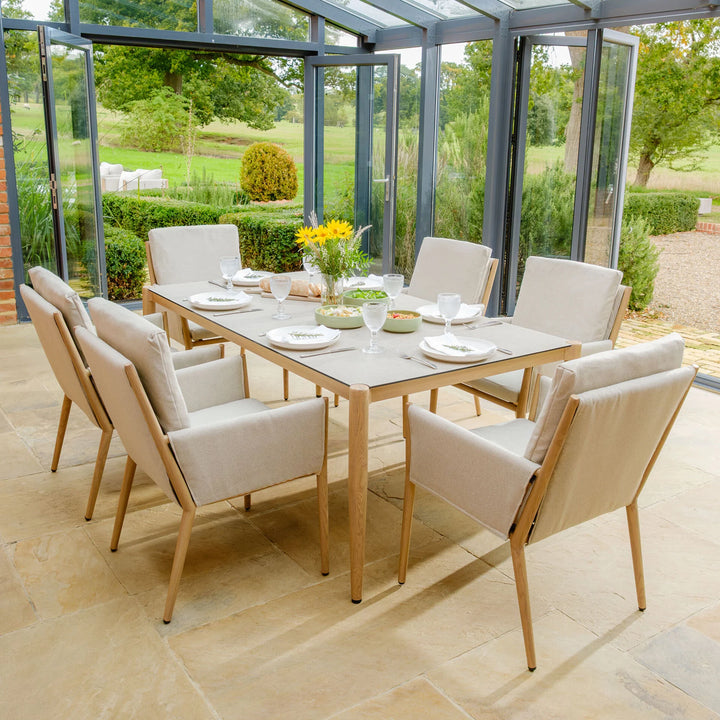 Burford 6 Seat Rectangular Garden Dining Set