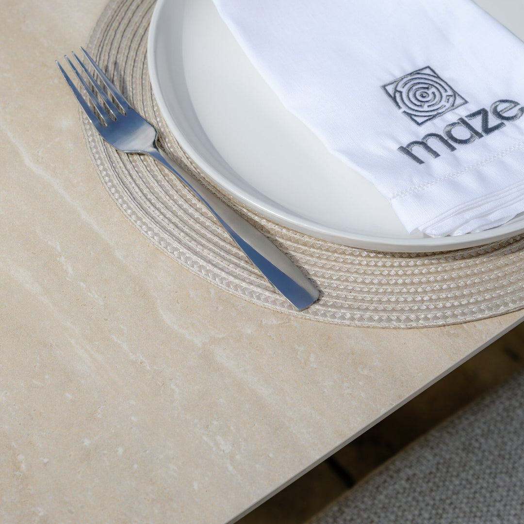 Ambition Maxim 12 Seat Extending Dining Set. 340cm/400cm
