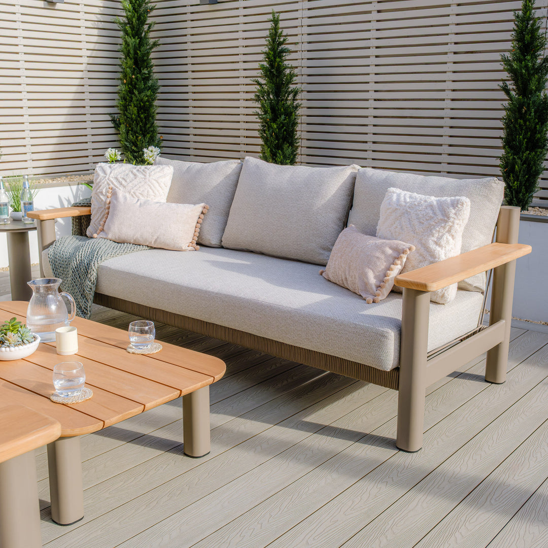 Sicily 3 Seat Sofa Set and armchairs