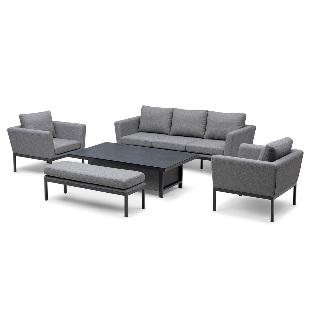 Pulse 3 Seat Sofa Dining Set with Rising Table