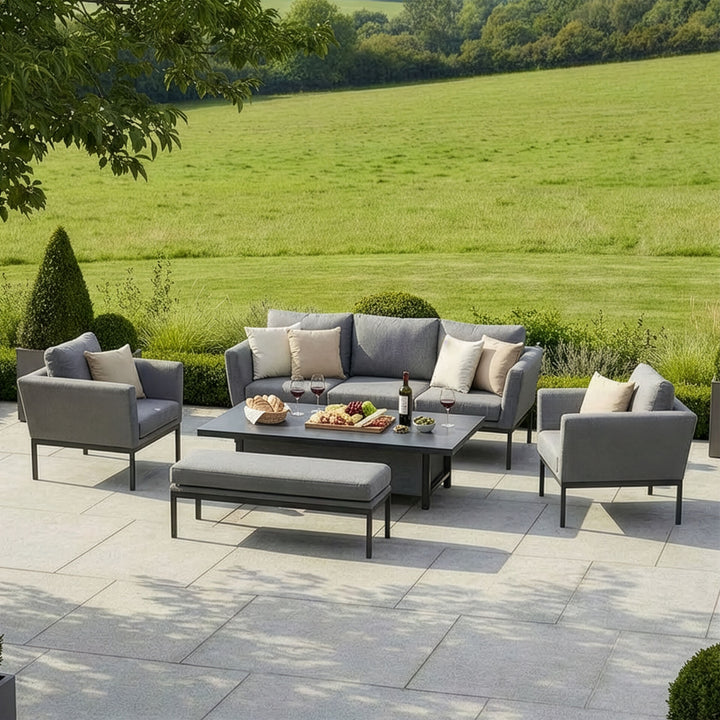 Pulse 3 Seat Sofa Dining Set with Rising Table