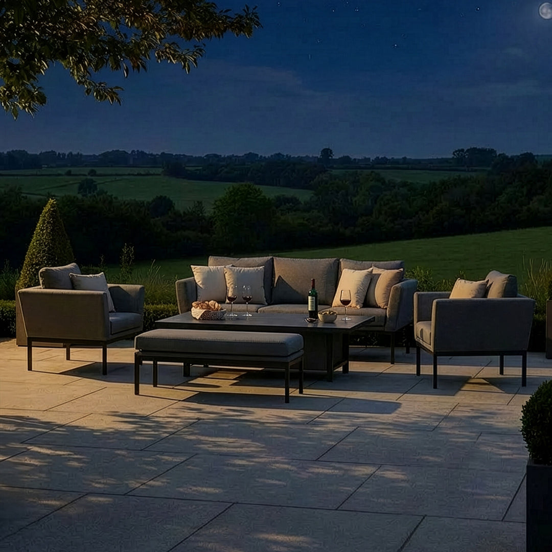 Pulse 3 Seat Sofa Dining Set with Rising Table