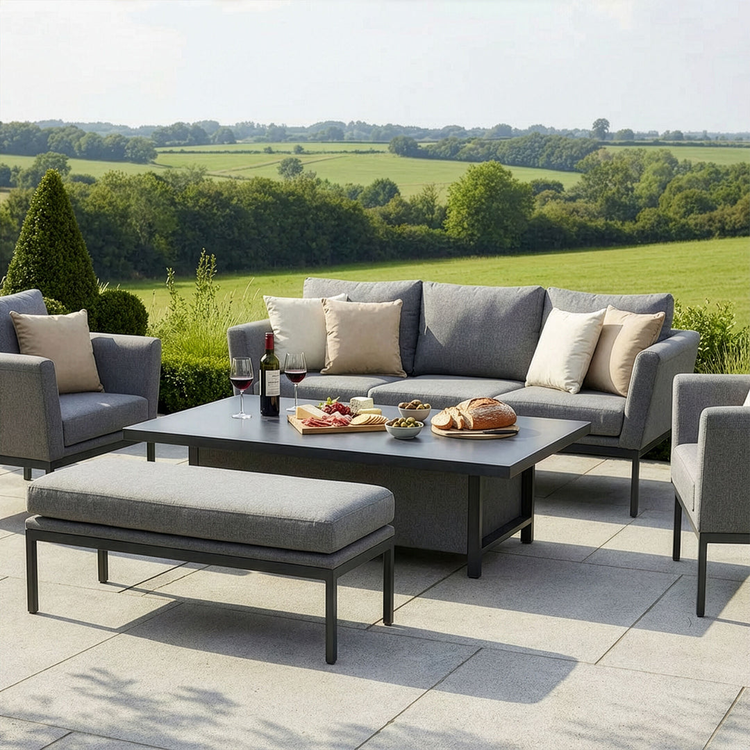 Pulse 3 Seat Sofa Dining Set with Rising Table