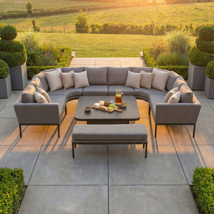 Pulse U Shape Dining Set with Rising Table