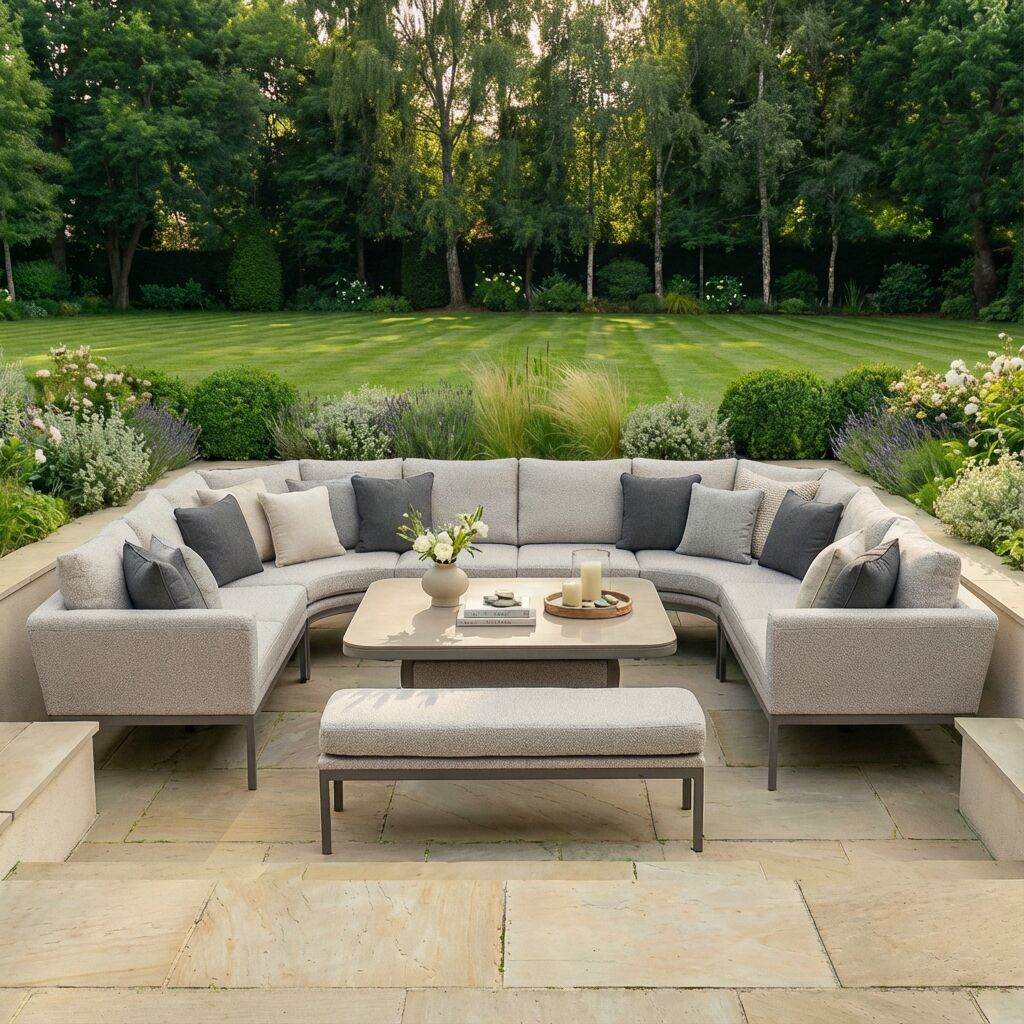 Pulse U Shape Dining Set with Rising Table