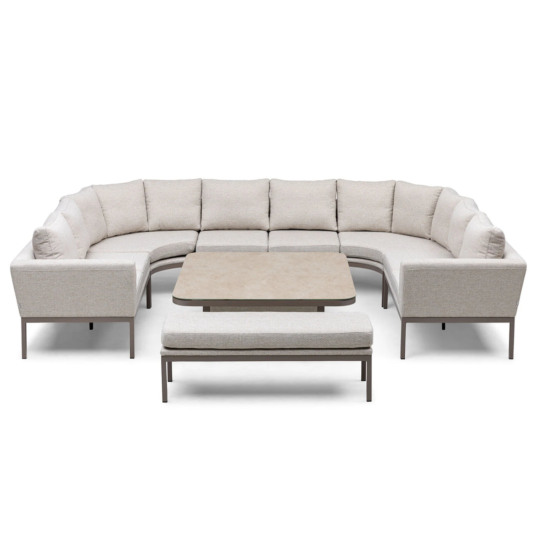 Pulse U Shape Dining Set with Rising Table