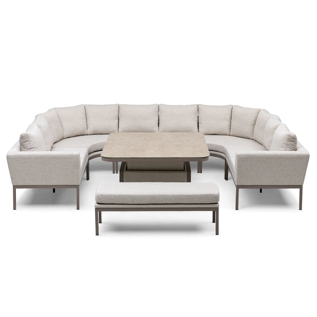 Pulse U Shape Dining Set with Rising Table