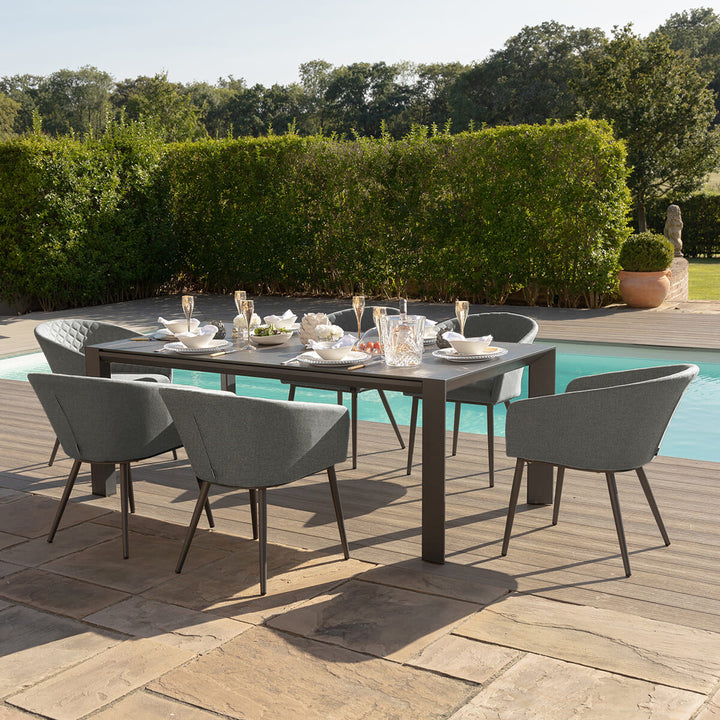 Ambition 6-10 Seat Universal Extending Dining Table with 10 Chairs