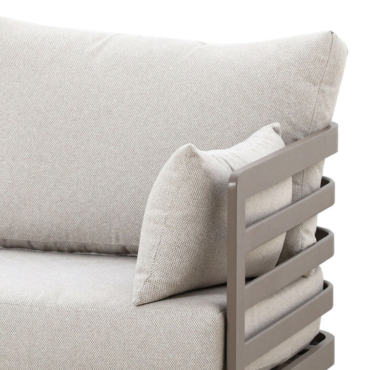 Metro Garden Sofa Set With 2 x 3 Seat Sofas - Sintered Stone Table