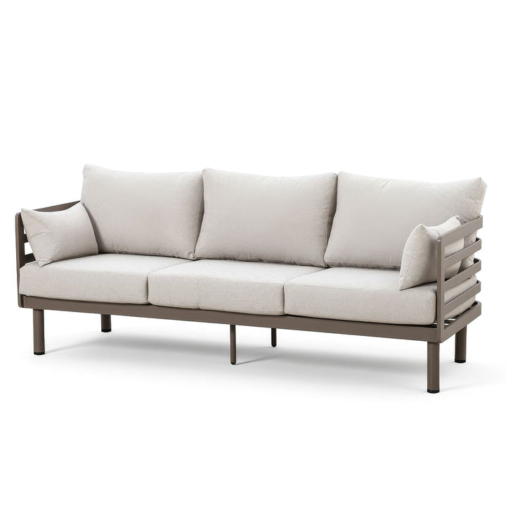 Metro Garden Sofa Set With 2 x 2 Seat Sofas - Sintered Stone Table