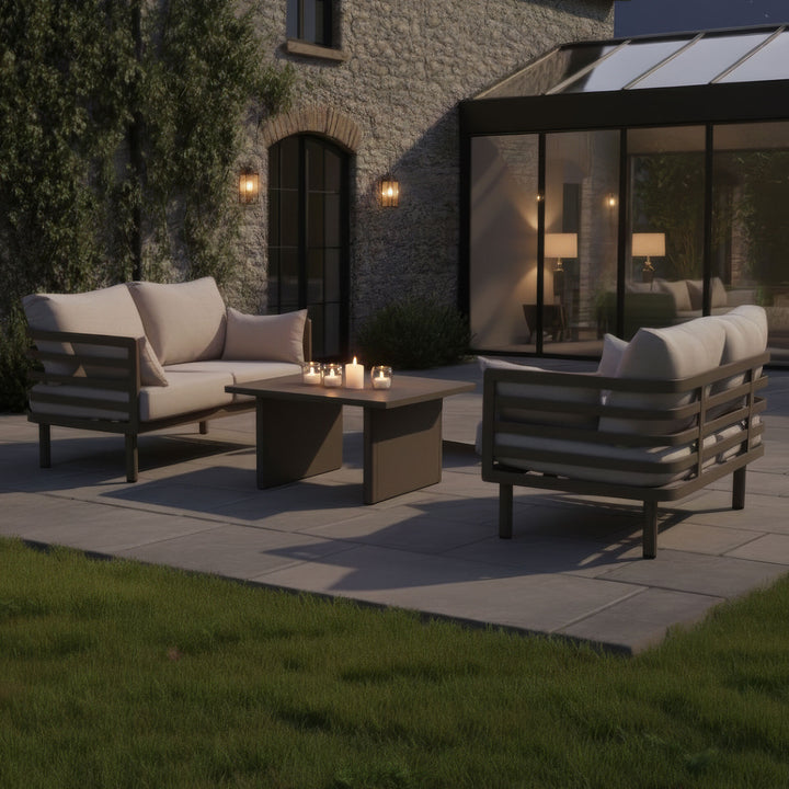 Metro Garden Sofa Set With 2 x 2 Seat Sofas