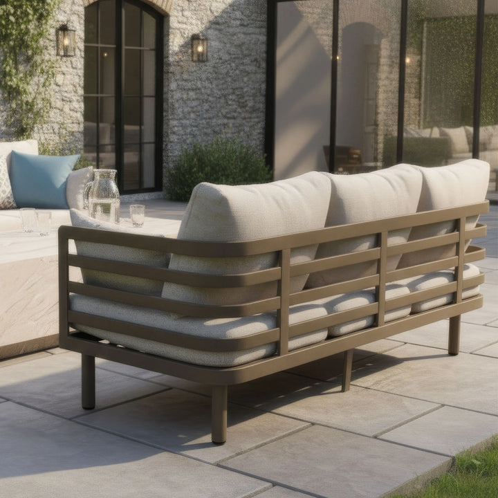 Metro 3 Seat Sofa Set with Rectangular Coffee Table