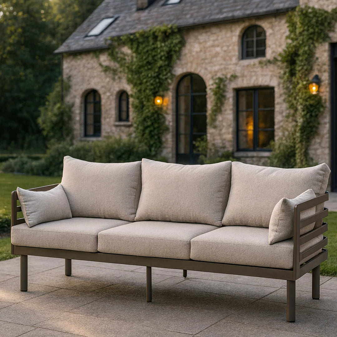 Metro 3 Seat Sofa Set with Rectangular Coffee Table