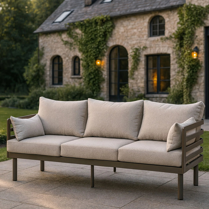 Metro 3 Seat Sofa Set with Rectangular Coffee Table