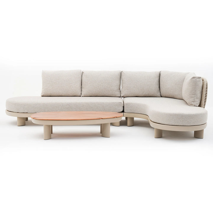 Sicily Curve Corner Sofa Set