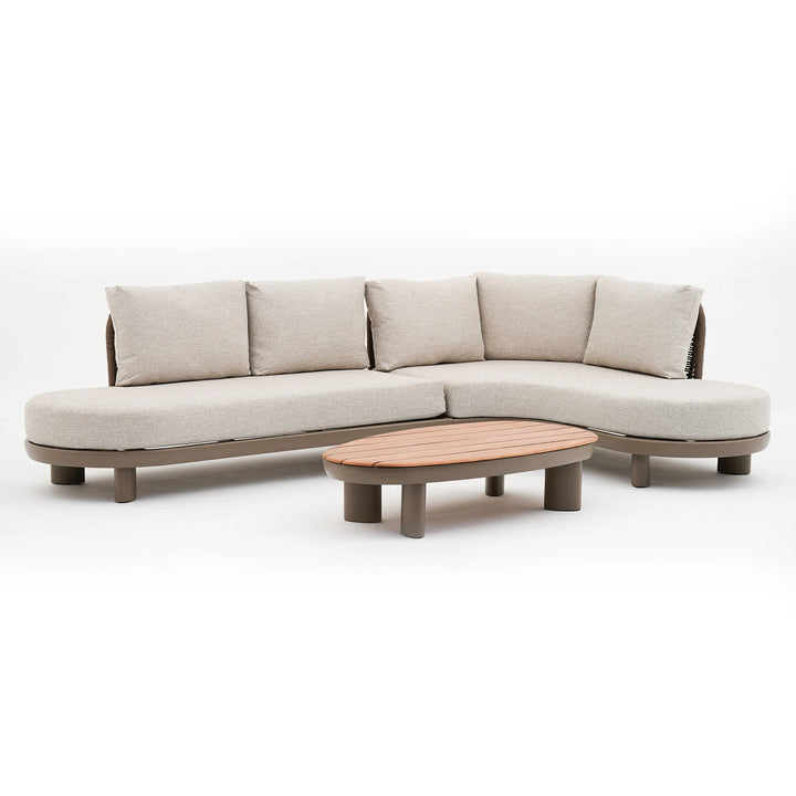 Sicily Curve Corner Sofa Set