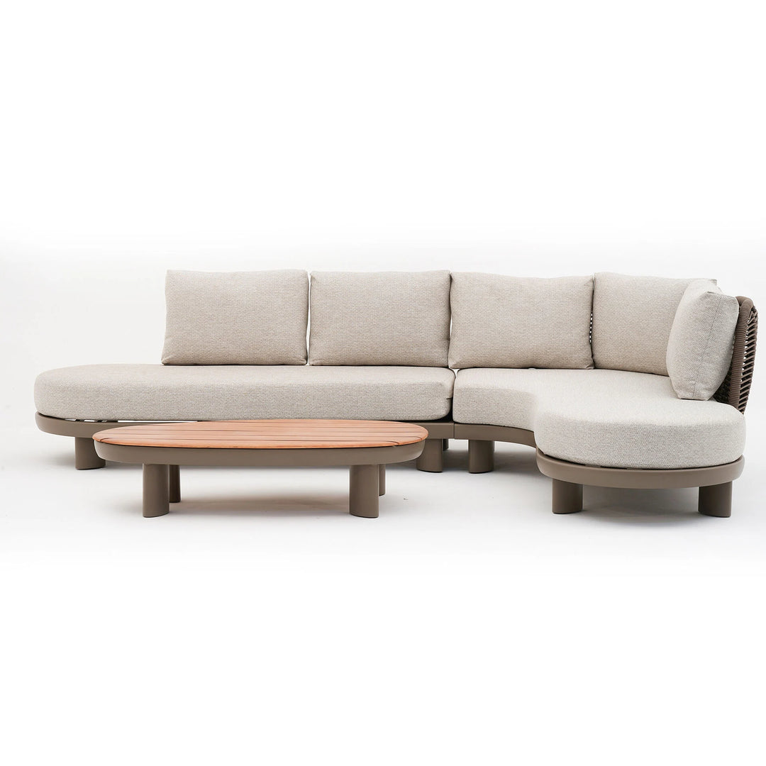 Sicily Curve Corner Sofa Set