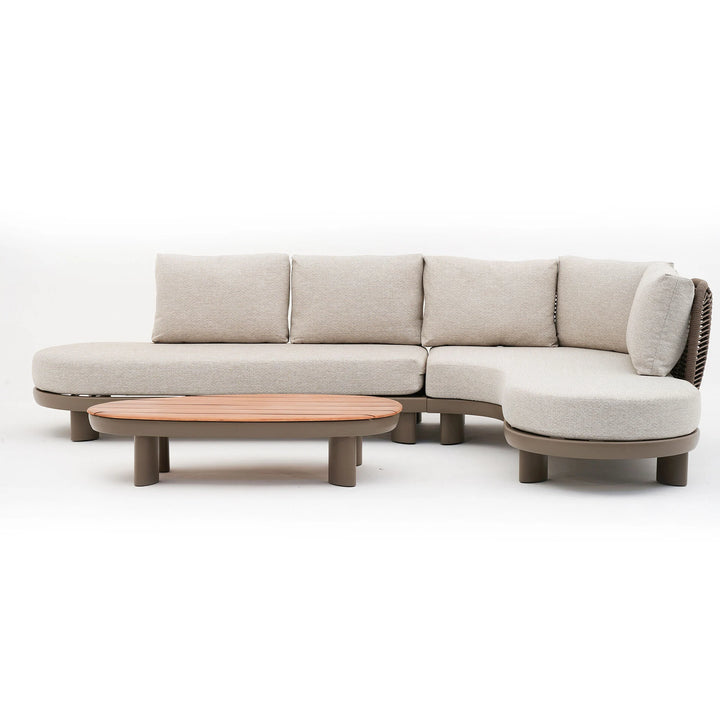 Sicily Curve Corner Sofa Set