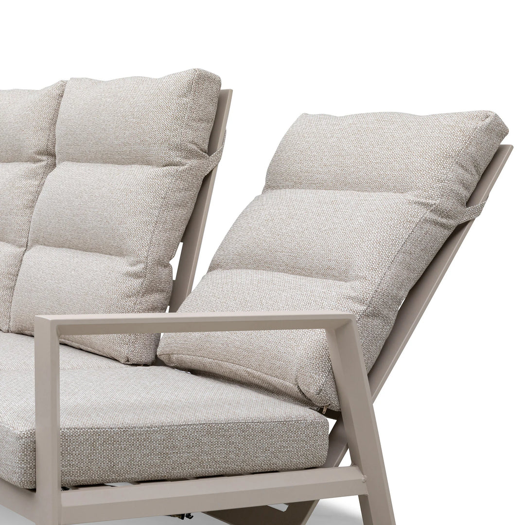 Valencia High Back Reclining Rectangular Corner Dining Set with Rising Table