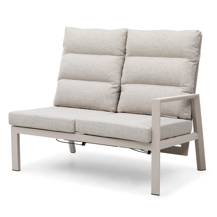 Valencia High Back Reclining Rectangular Corner Dining Set with Rising Table