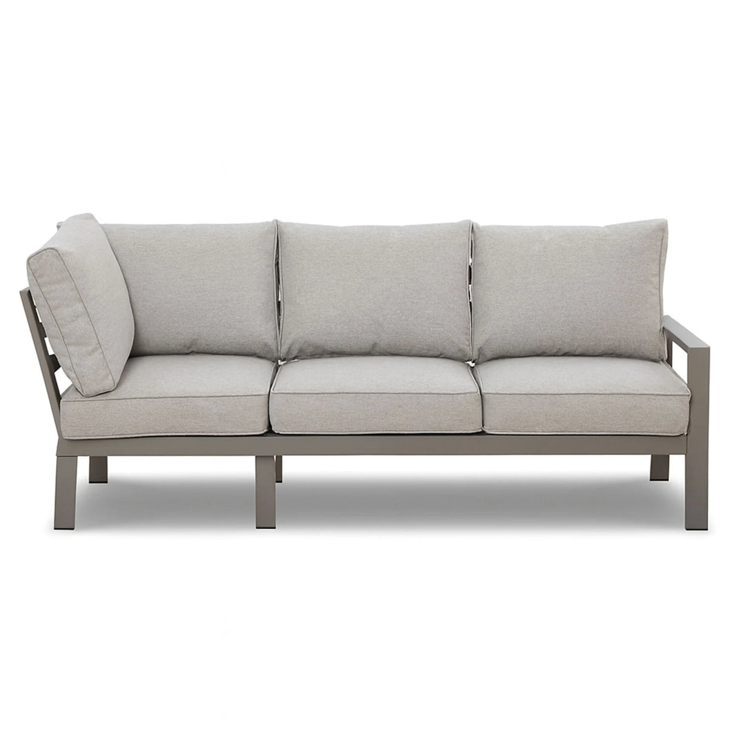 Montreal Large Corner Dining Set With Rectangular Rising Table