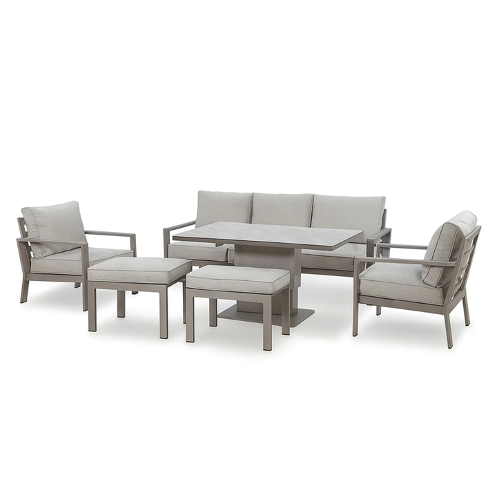 Montreal 3 Seat Sofa Set With Rising Table