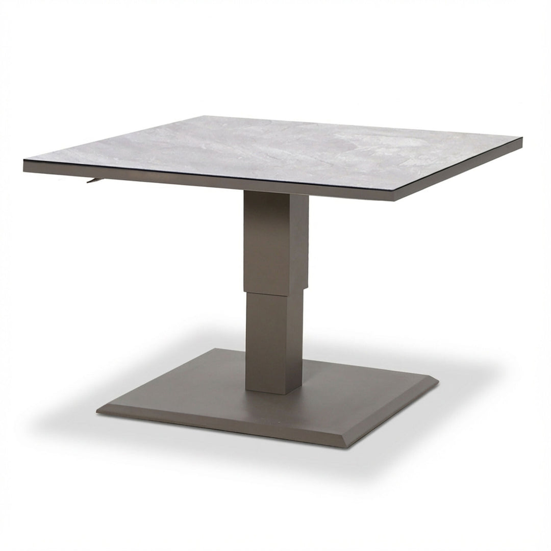 Montreal Small Corner Dining Set With Square Rising Table