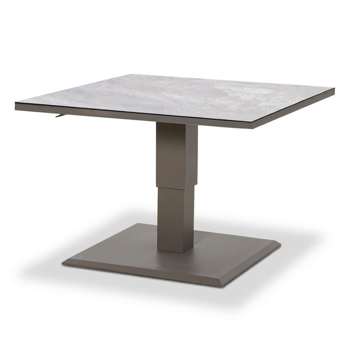 Montreal Small Corner Dining Set With Square Rising Table