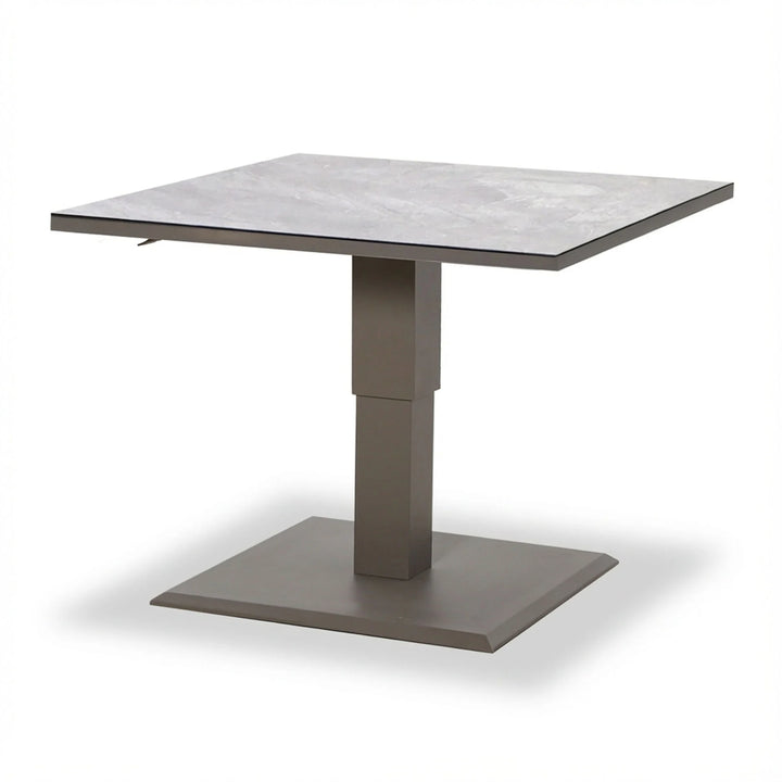 Montreal Small Corner Dining Set With Square Rising Table