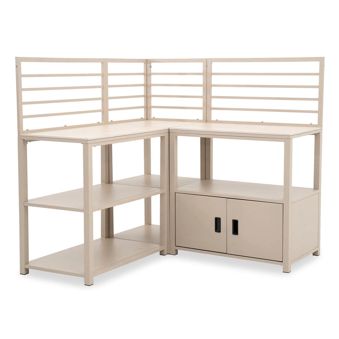 Sicily 3pc Outdoor Kitchen & Bar with Sintered Stone Top