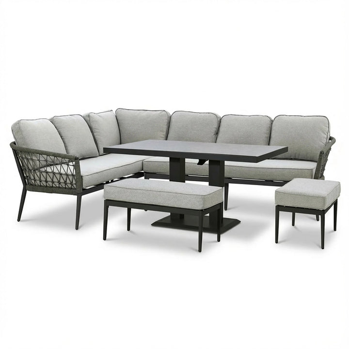 Monaco Rectangular Corner Dining with Rising Table