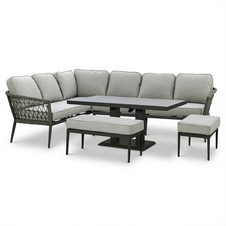 Monaco Rectangular Corner Dining with Rising Table