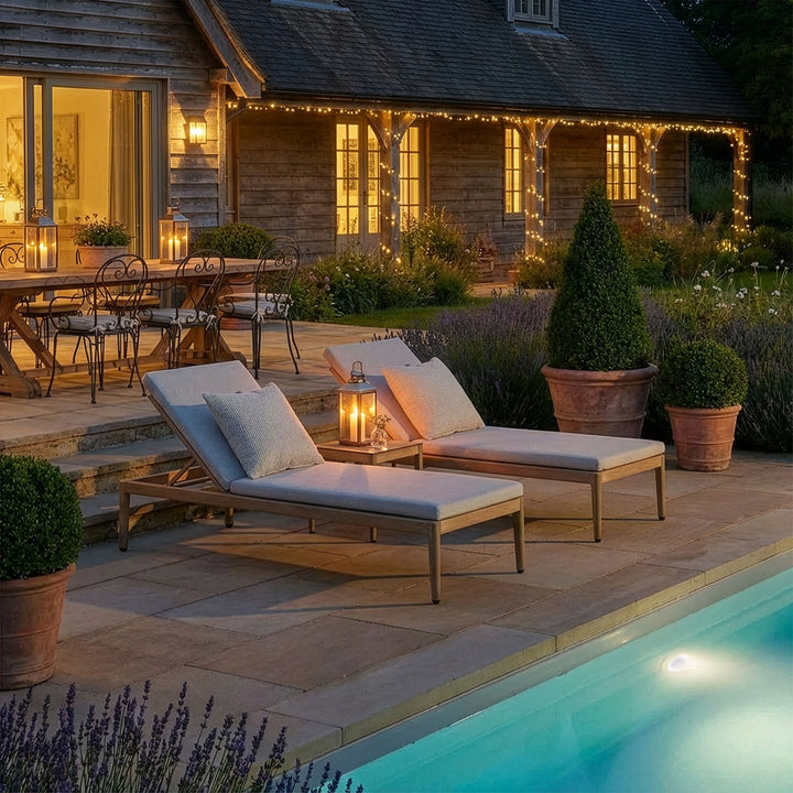 Burford Sunlounger Set With Side Table