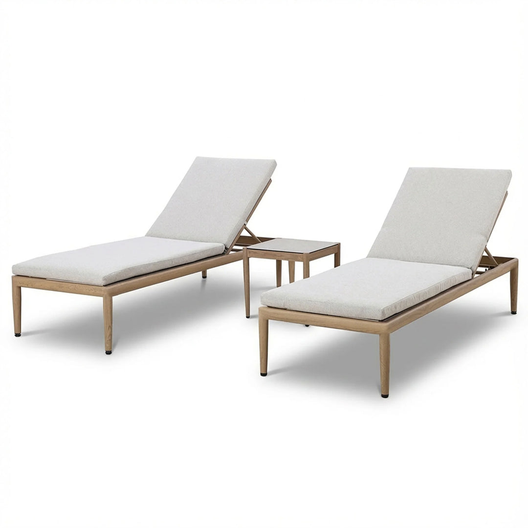 Burford Sunlounger Set With Side Table