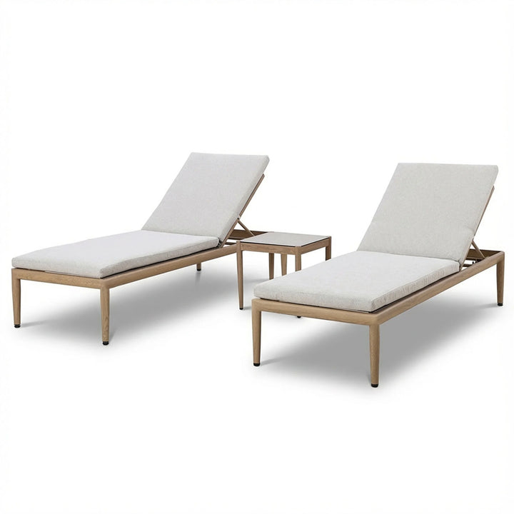 Burford Sunlounger Set With Side Table