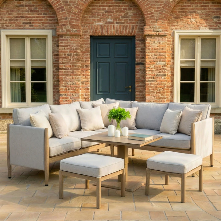 Burford Small Corner Dining Set With Rising Table