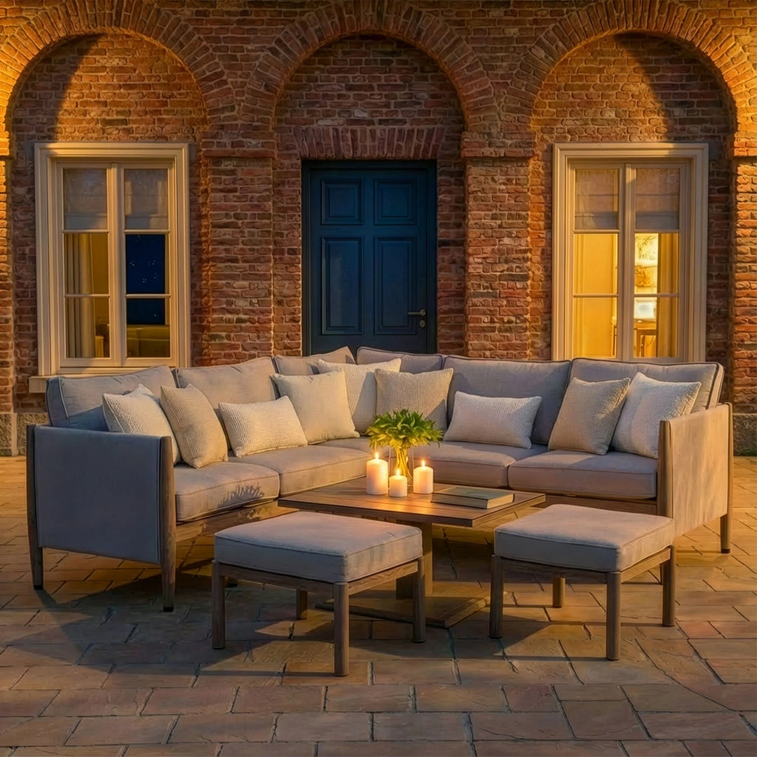 Burford Small Corner Dining Set With Rising Table