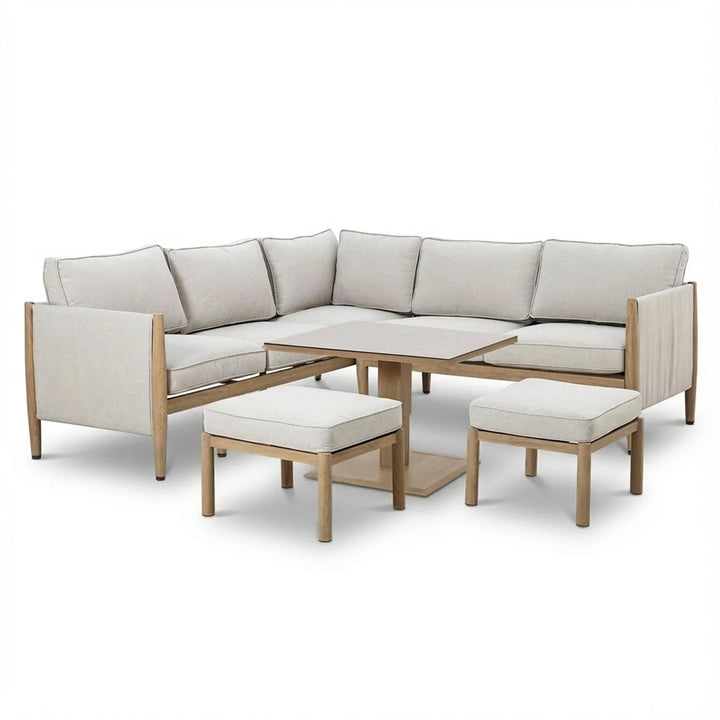 Burford Small Corner Dining Set With Rising Table