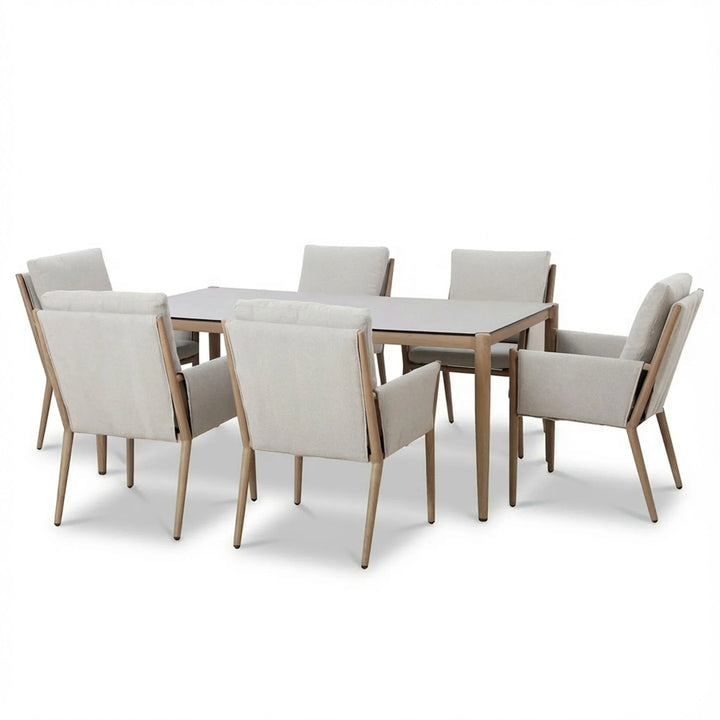 Burford 6 Seat Rectangular Garden Dining Set