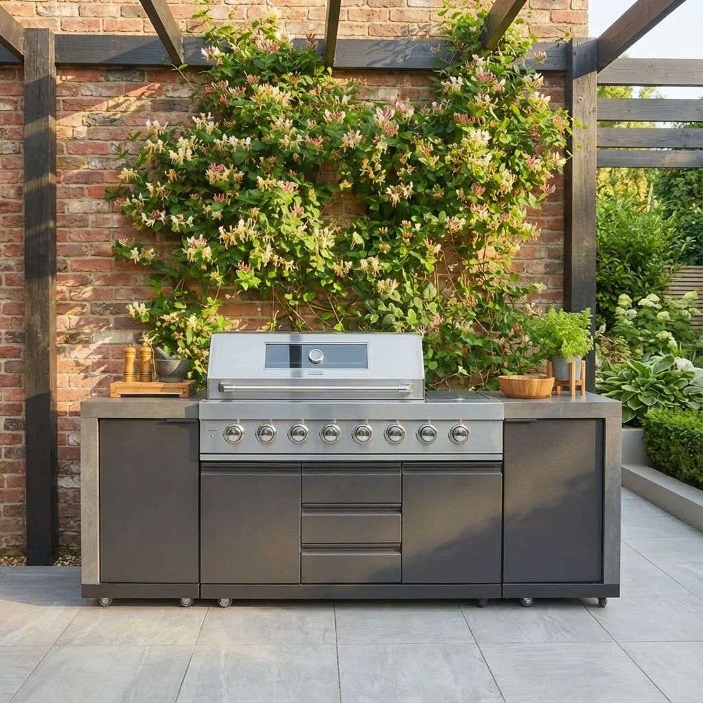 Maze Ember Outdoor Kitchen Gas BBQ with 2 Modular Units