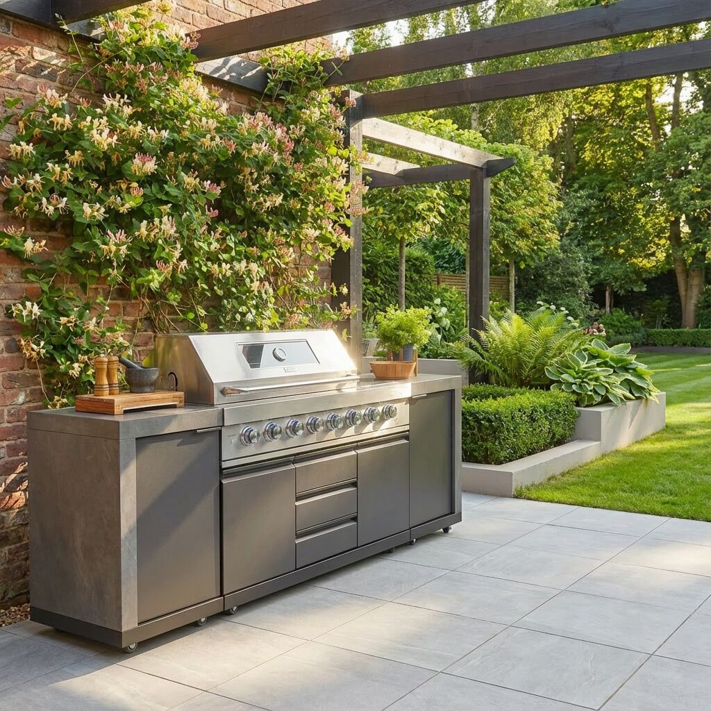 Maze Ember Outdoor Kitchen Gas BBQ with 2 Modular Units