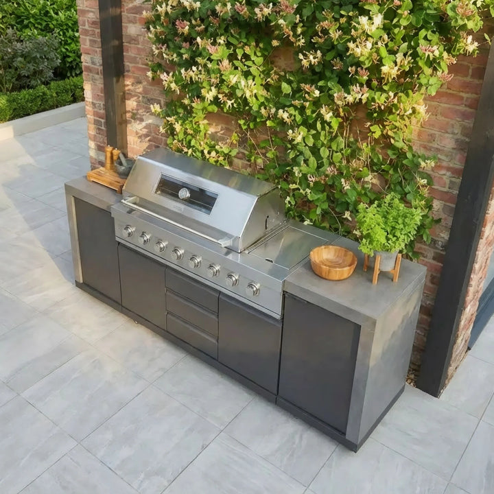 Maze Ember Outdoor Kitchen Gas BBQ with 2 Modular Units